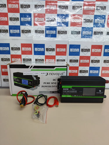 Corriente Convertidor 12V a 220V 230V 500W Onda Pura Inversor NOVOPAL